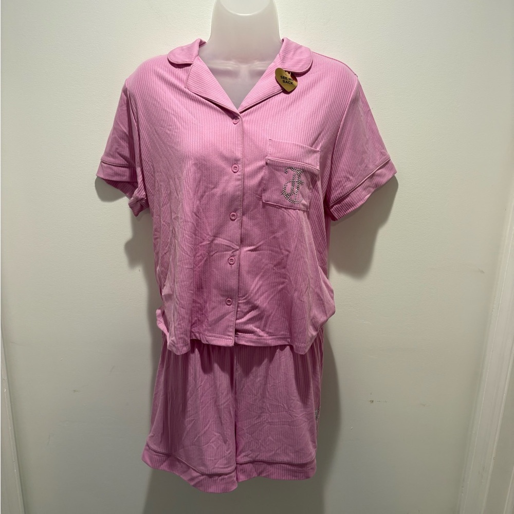 Juicy Couture Purple Pajama Set - Size Medium